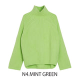 MICALLE MICALLE（ミカーレミカーレ）9COLOR ウォッシャブルハイネックリブニット