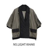 MICALLE MICALLE（ミカーレミカーレ）異素材テーラードジャケット