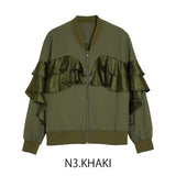 MICALLE MICALLE（ミカーレミカーレ）フリルデザインブルゾン