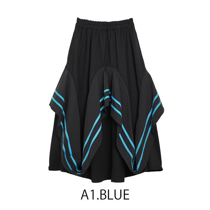 MICALLE MICALLE（ミカーレミカーレ）配色デザインスカート