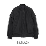 MICALLE MICALLE（ミカーレミカーレ）チュールドッキングブルゾン