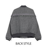 MICALLE MICALLE（ミカーレミカーレ）ツイードブルゾン