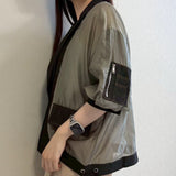 MICALLE MICALLE（ミカーレミカーレ）異素材テーラードジャケット