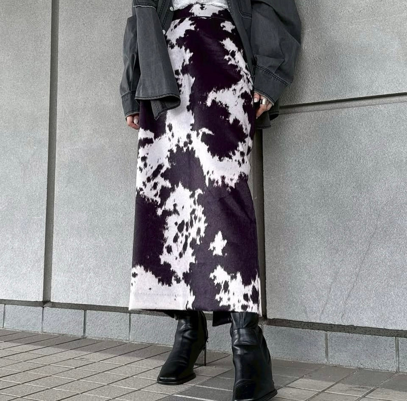 MICALLE MICALLE（ミカーレミカーレ）アニマル柄スカート