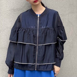 MICALLE MICALLE（ミカーレミカーレ）ティアードフリルジャケット