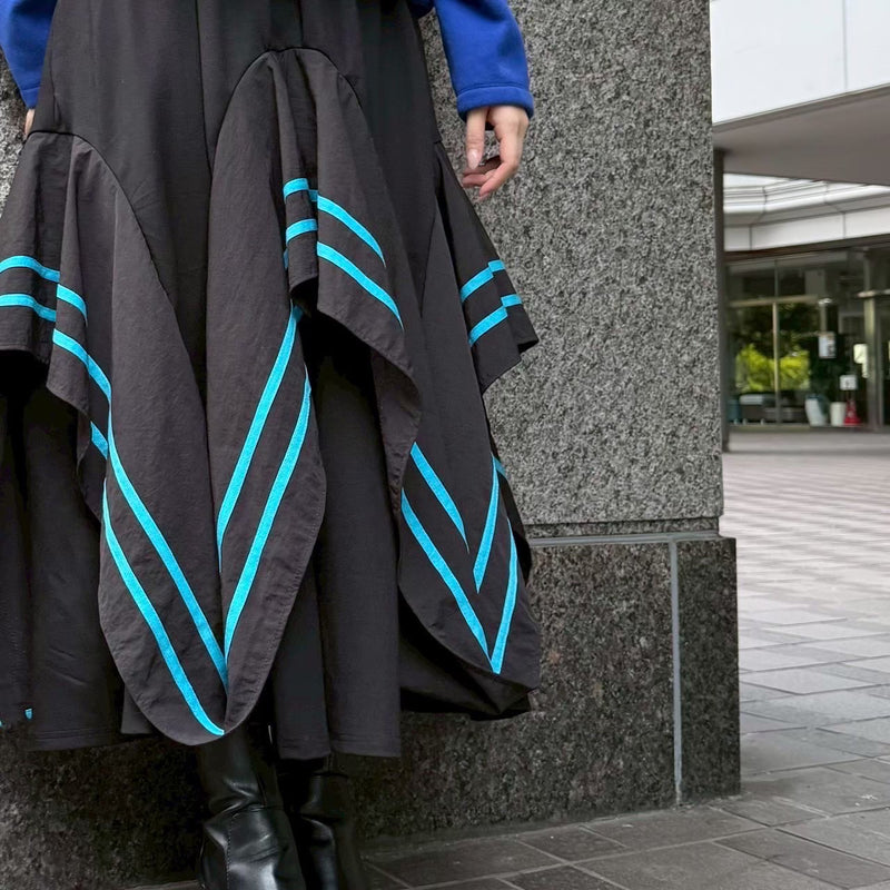 MICALLE MICALLE（ミカーレミカーレ）配色デザインスカート