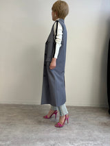 MICALLE MICALLE（ミカーレミカーレ）ストライプロングジレ