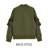 MICALLE MICALLE（ミカーレミカーレ）フリルデザインブルゾン