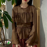 MICALLE MICALLE（ミカーレミカーレ）フリルブラウス