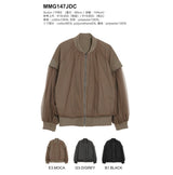 MICALLE MICALLE（ミカーレミカーレ）チュールドッキングブルゾン