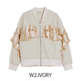 MICALLE MICALLE（ミカーレミカーレ）フリルデザインブルゾン