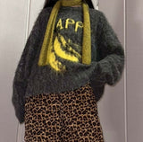 MICALLE MICALLE（ミカーレミカーレ）モチーフ入りニットプルオーバー