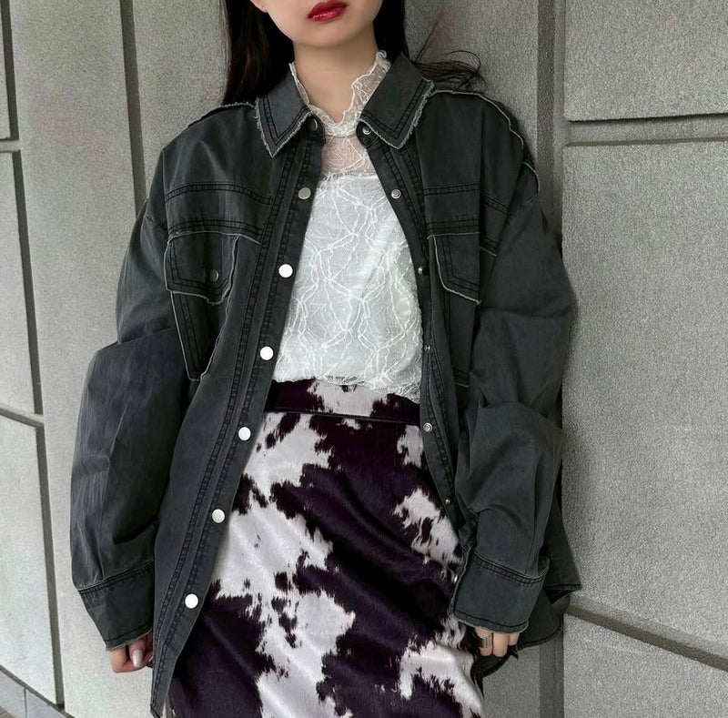 MICALLE MICALLE（ミカーレミカーレ）アニマル柄スカート