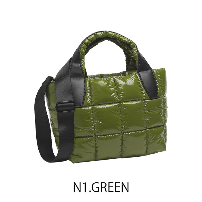 MICALLE MICALLE（ミカーレミカーレ）キルティングナイロンバッグ