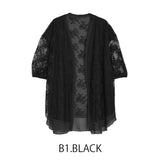 MICALLE MICALLE（ミカーレミカーレ ) シアーレイヤーカーディガン