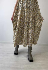 MICALLE MICALLE（ミカーレミカーレ）レトロプリントワンピース