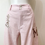 Souvenir (スーベニア) ギンガムチェックストレッチパンツ - AVANTI&JOLIJOLI