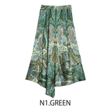 MICALLE MICALLE（ミカーレミカーレ）2カラ―エスニックアシンメトリースカート