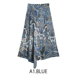 MICALLE MICALLE（ミカーレミカーレ）2カラ―エスニックアシンメトリースカート