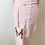 Souvenir (スーベニア) ギンガムチェックストレッチパンツ - AVANTI&JOLIJOLI