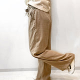 RINASCIMENTO（リナシメント）ベルト付きワイドパンツ - AVANTI&JOLIJOLI