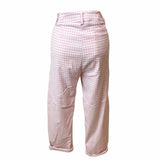 Souvenir (スーベニア) ギンガムチェックストレッチパンツ - AVANTI&JOLIJOLI