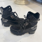 ERYNN（エリン）アニマルプリントレースアップハイカーブーツ - AVANTI&JOLIJOLI