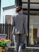 IMPERIAL（インペリアル）ラメタータンチェックジャケット - AVANTI&JOLIJOLI