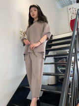 MICALLE（ミカーレミカーレ）Rebecca ボンディングクロップドパンツ