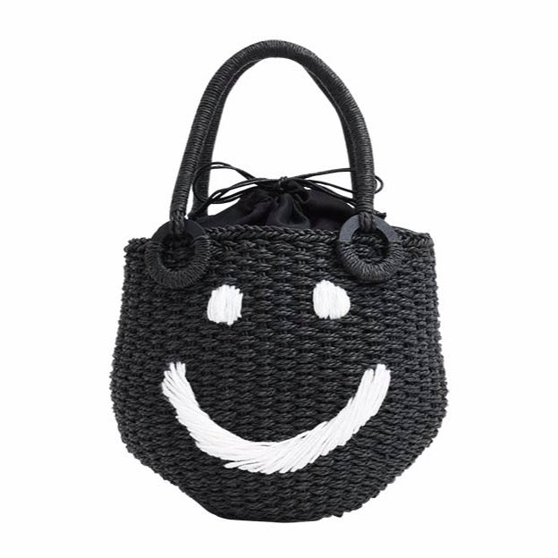 MICALLE MICALLE（ミカーレミカーレ）3カラー smile face カゴバッグ バスケットバッグ