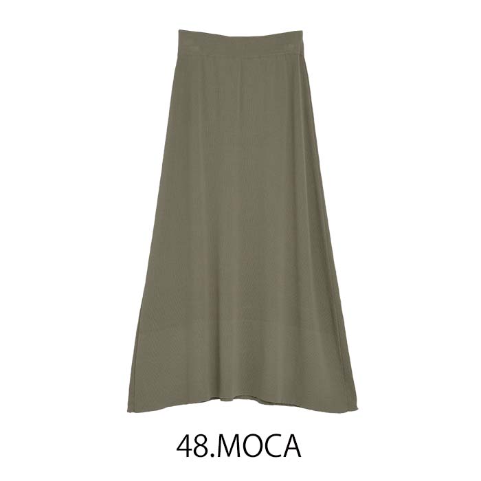 MICALLE MICALLE（ミカーレミカーレ）3カラー Aラインニットスカート set up可能