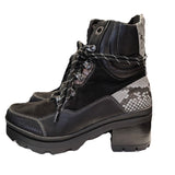 ERYNN（エリン）アニマルプリントレースアップハイカーブーツ - AVANTI&JOLIJOLI