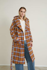 Souvenir (スーベニア) フード付きガウン風コート