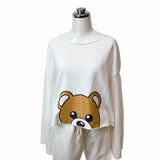 Souvenir (スーベニア) ベアープリントトレーナー - AVANTI&JOLIJOLI