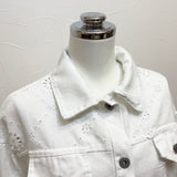 MICHELLE（ミケーレ）4カラー フラワー刺繍パンチングジャケット