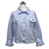 MICHELLE（ミケーレ）4カラー フラワー刺繍パンチングジャケット