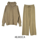 MICALLE MICALLE（ミカーレミカーレ） hoodie knit setup