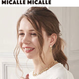 MICALLE MICALLE（ミカーレミカーレ）ゴールドチェーンピアス - AVANTI&JOLIJOLI