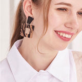 MICALLE MICALLE（ミカーレミカーレ）2カラー アクリルスクエアピアス - AVANTI&JOLIJOLI