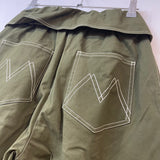 MICALLE MICALLE（ミカーレミカーレ）2カラー  ウエスト折り返しスティッチパンツ