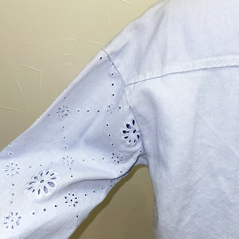 MICHELLE（ミケーレ）4カラー フラワー刺繍パンチングジャケット