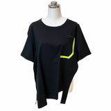 MICALLE MICALLE（ミカーレミカーレ）2カラー アシメントリーTシャツ - AVANTI&JOLIJOLI