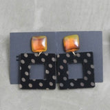 MICALLE MICALLE（ミカーレミカーレ）2カラー アクリルスクエアピアス - AVANTI&JOLIJOLI