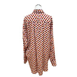 Imperial （インペリアル）リーフ柄ブラウス