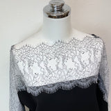 MICALLE MICALLE（ミカーレミカーレ）3カラー レース切り替えTシャツ - AVANTI&JOLIJOLI