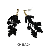 MICALLE MICALLE（ミカーレミカーレ）フラワー刺繍ピアス - AVANTI&JOLIJOLI