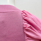 MICHELLE（ミケーレ）ビジューパフスリーブプルオーバー