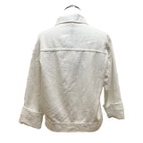 MICHELLE（ミケーレ）4カラー フラワー刺繍パンチングジャケット