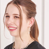 MICALLE MICALLE（ミカーレミカーレ）ゴールドフープパールピアス - AVANTI&JOLIJOLI