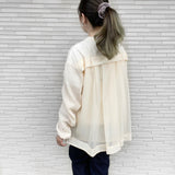 MICALLE MICALLE（ミカーレミカーレ）2カラー シフォンドッキングブルゾン